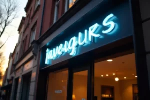 Front and Side-lit Acrylic Signage for Retail
